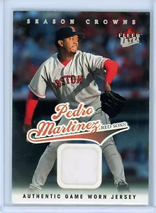 2004 Fleer Ultra Pedro Martinez #12 Game Used Jersey #/399 Red Sox - Bild 1 von 2
