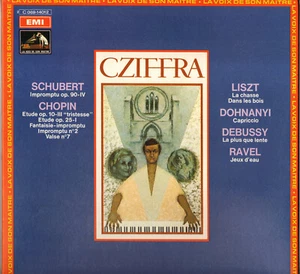 GYORGY CZIFFRA, SCHUBERT / CHOPIN "RECITAL" PIANO LP 1975 VSM 2C 069-14012 - Picture 1 of 3
