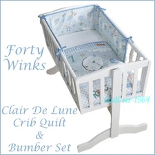clair de lune pink cot bedding
