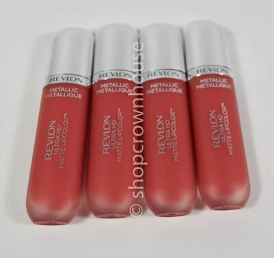 4 Revlon Ultra HD Metallic Matte Lip Color 0.2 fl oz #700 FLARE - Image 1 of 3