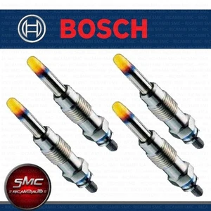 4X CANDELETTE 0250203001 BOSCH ALFA 159 SW (939) 1.9 JTDM 16V 03/06-12/08 150CV - Imagen 1 de 1