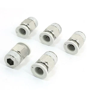 5Pcs 3/8"PT Male Threaded 10mm Hose Air Compressor Connect Quick Fittings✦Kd - Picture 1 of 2