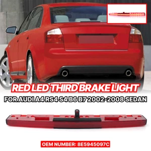Piloto trasero 8E5945097C tercera luz de freno para Audi 02-08 A4 B6 - Imagen 1 de 3