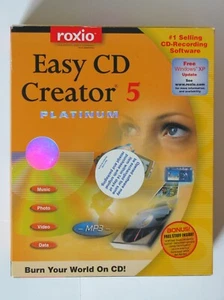 Roxio Easy CD Creator 5 Platinum Edition, Windows 95, 98, Me, 2000, (XP) - Picture 1 of 2