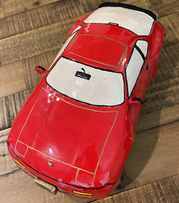 Cerâmica Porsche 944 Turbo 14,5” Craig Booth modelo carro arte porcelana estátua argila - Imagem 1 de 4