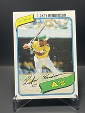 1980 Topps Rickey Henderson Rookie Card #482 NM+