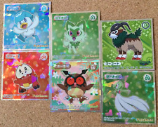 【6 set】Pokemon Wafer Sticker Holo Japan / Quaxly Fuecoco Sprigatito Hoothoot