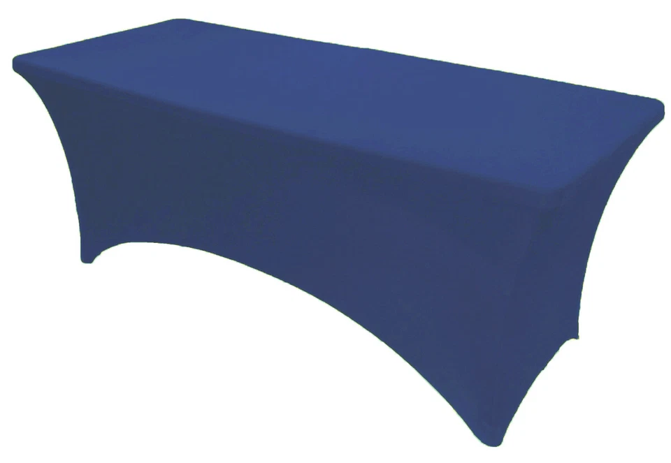Spandex Fitted Tablecloth Rectangular Stretch Table Cover for Wedding Party - Image 1 of 1