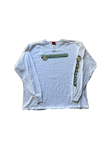 VTG Reebok Seattle Supersonics White Long Sleeve T Shirt Size 2XL Cover