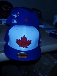 George Springer Personalized #4 Toronto BlueJays New Era Fitted hat 7 1/4 New - Picture 1 of 2
