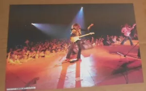 Ritchie Blackmore Rainbow Poster (1976) Vintage 2-seitig 21x16 Long Beach Arena - Bild 1 von 2