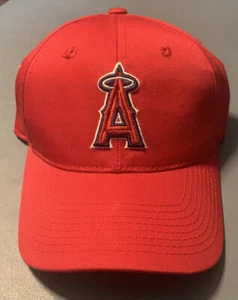 Vintage MLB Licensed Los Angeles Angels Red Snapback Hat - Picture 1 of 4