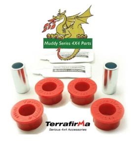 Terrafirma Land Rover Defender D2 Asta Panhard Anteriore Late Polybushes TF1005 - Foto 1 di 2