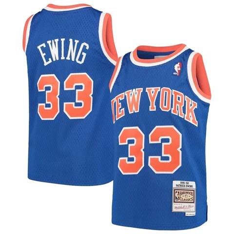Mitchell & Ness KID'S New York Knicks Patrick Ewing 91-92 Swingman Jersey Large Cover