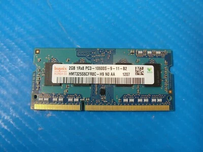 MacBook A1286 Hynix 2GB 1Rx8 PC3-10600S SO-DIMM Memory RAM HMT325S6CFR8C-H9 - Image 1 of 2