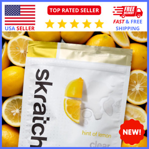 Skratch Labs Clear Hydration Drink Mix, Lemon (8.5 oz, 16 Servings) - Unflavored