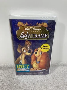 LADY & THE TRAMP New VHS Walt Disney's Masterpiece Sealed  - Picture 1 of 2