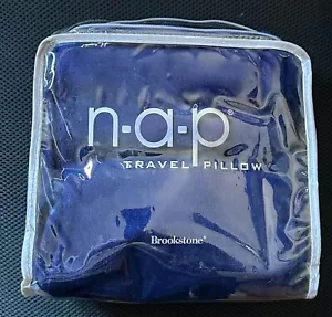 NEW Brookstone NAP Travel Pillow - NEW & UNUSED! ULTRA RARE! N-A-P Circa 2006 - Picture 1 of 6