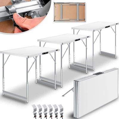 RETOURE Multifunktionstisch Tapeziertisch 3-teilig Mehrzwecktisch Klappbar Tisch - Bild 1 von 4