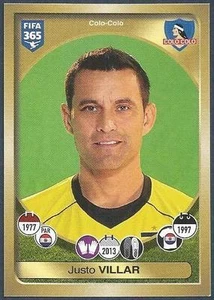 PANINI-2017 FIFA 365- #516-COLO-COLO-JUSTO VILLAR - Picture 1 of 1