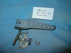 DUCATI OEM 1993-2007 MONSTER RIGHT SIDE PASSENGER FOOT PEG & MOUNTING HARDWARE - Picture 1 of 4
