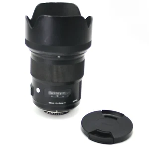 Sigma DG 50mm F1.4 Art HSM Prime Autofokus Objektiv Nikon DLSR F&R Caps & Hood - Bild 1 von 13