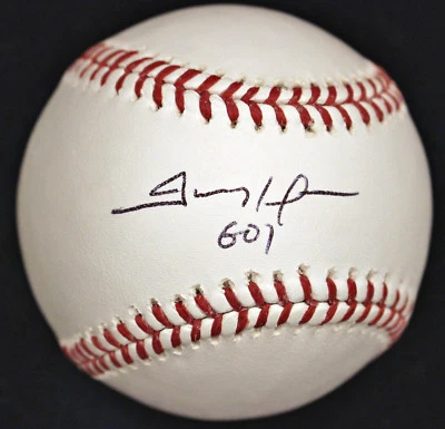 🔷 TREVOR HOFFMAN 601 SAVES INSCRIPTION SIGNED MLB BASEBALL HOF 2018 PSA/DNA COA - Image 1 of 4