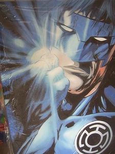 Pintura al óleo Green Lantern 30x20. Enmarcado NOT a impreso disponible Sinestro Batman JLA - Imagen 1 de 1