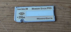 SONY Memory Stick Pro 256 MB in Soft Slip Case - Tested - Picture 1 of 10