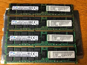 samsung Planet First IBM 64GB Total (4x16GB stick) PC3L-14900R ECC DDR3 Memory - Picture 1 of 3
