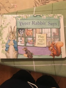 PETER RABBIT Says- Play Fun Games with Peter Rabbit Board book Toddlers - Picture 1 of 4