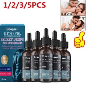 Secret Happy Drops For Strong Men, Oral Drops, Enhancing Sensitivity & PleasureDES - Picture 1 of 22