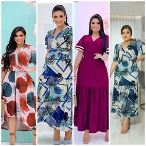 Spring Floral dresses for women Midi - pick your color- pick your size - Picture 1 of 9