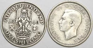 More details for 1937 to 1946 george v silver scottish shilling your choice of date / year