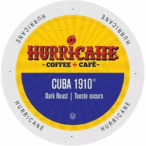Hurricane Kaffee Kuba 1910 Kaffee 24 bis 144 Keurig Tassen Auswahl jede Größe KOSTENLOSER VERSAND - Bild 1 von 2