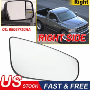 For Dodge Ram 1500 2500 3500 2010-2020 Tow Mirror Spotter lower Glass Right Side - Picture 1 of 9