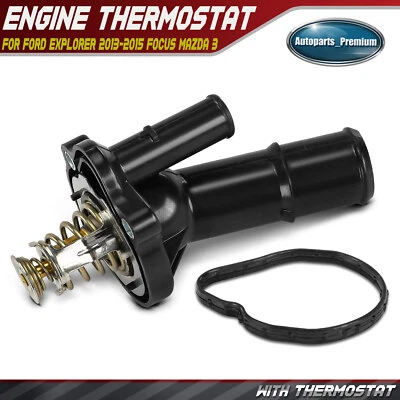 Conjunto de carcasa de termostato para Ford Explorer 2013-2015 Focus Mazda 3 Lincoln Foto 1 de 4