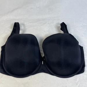 Torrid 38G T-Shirt BH schwarz 360 glättend leicht gefüttert Rückenverschluss 5 Haken - Bild 1 von 15