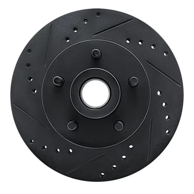 For Ford Torino 72-73 Brake Rotor eLINE Drilled & Slotted 1-Piece Front Driver Foto 1 de 3