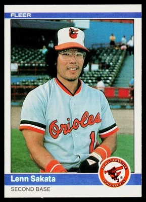 1984 Fleer #19 Lenn Sakata - EX - Image 1 of 2
