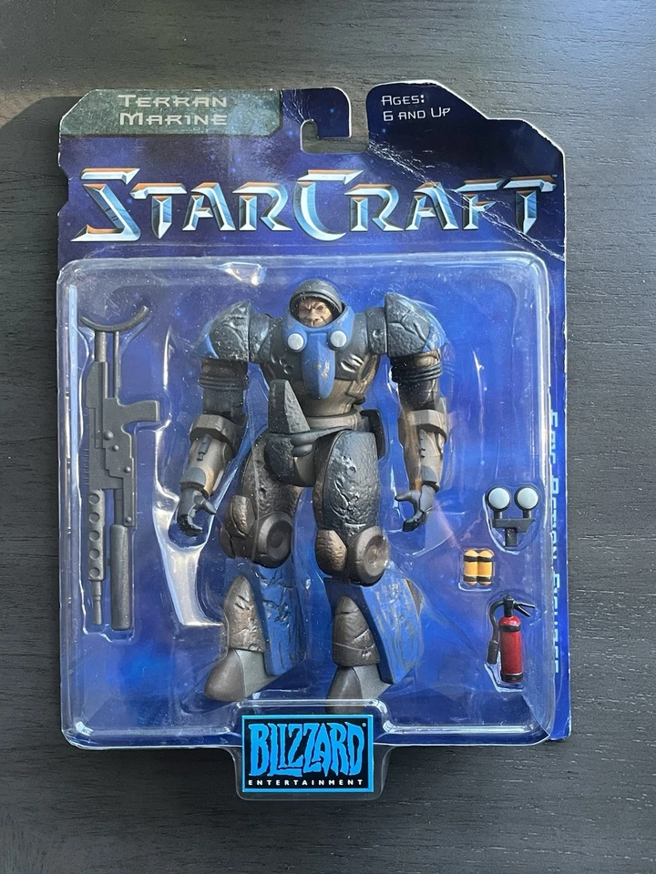FIGURA DE ACCIÓN MARINA BLIZZARD STARCRAFT TERRAN 1998 NUEVA EN CAJA NUEVA SELLADA Foto 1 de 4