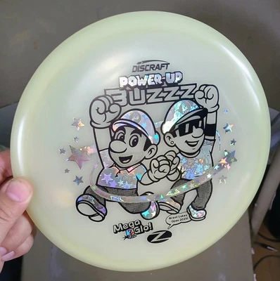 Discraft Power Up BuZzz 💎 MEGA GLO McBeth AB Collab 🎮 New 177 DGLO 2025 Barela - Image 1 of 4