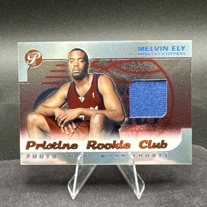 2003 Topps Pristine Rookie Club Photo Shoot Worn Shorts Melvin Ely - Bild 1 von 2
