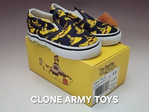 New Vans The Beatles Yellow Submarine Shoes Toddler Size 5 Classic Slip-on - Picture 1 of 7