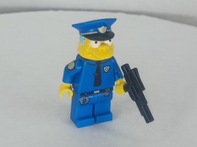LEGO The Simpsons Chief Wiggum minifigure sim023 With Gun