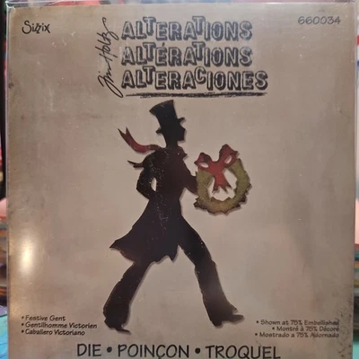 Sizzix Tim Holtz Alterations Festive Gent 660034 - Image 1 of 4