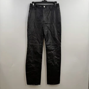 Princess Polly Kunstleder Biker Motorrad Hose Damen Größe US 4 schwarz - Bild 1 von 9