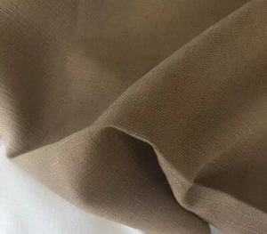 Tessuto leggero per tappezzeria cammello oro marrone poliestere 7,5 iarde larghezza 54" - Foto 1 di 4