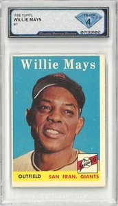 1958 Topps WILLIE MAYS #5 ๐ DSG 4 VG/EX - Picture 1 of 2