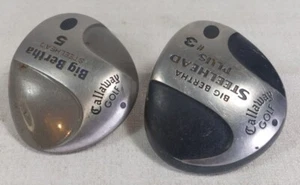 Head Only 2 Callaway Big Bertha Steelhead Men's RH For Parts Only - Imagen 1 de 4